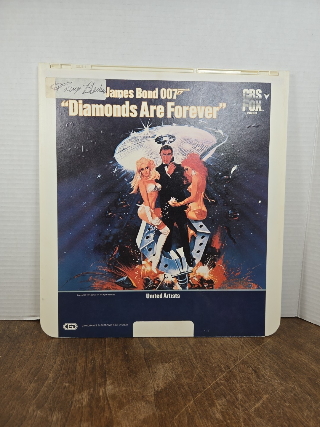 Diamonds Are Forever James Bond 007 CED Movie Tested, Sean Connery 