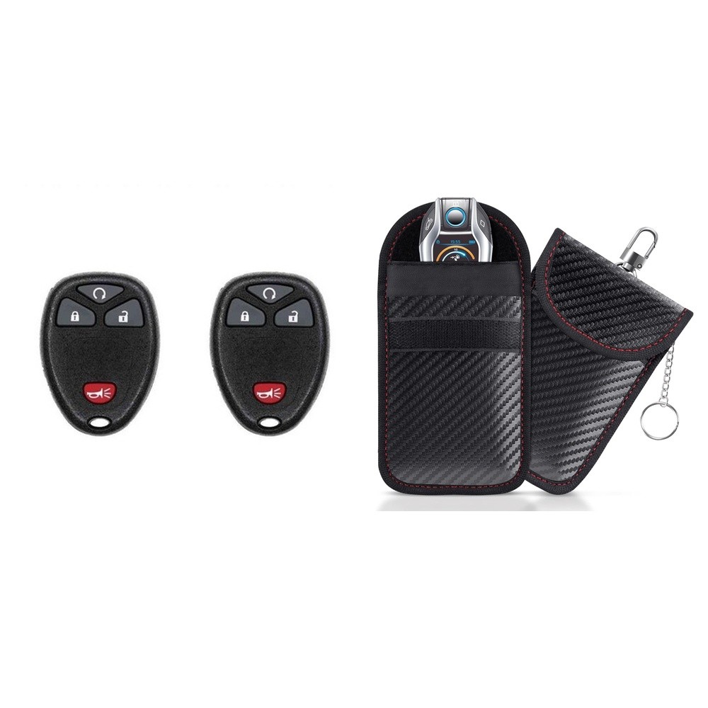 Repl. Key Fob Remote 2011 GMC Sierra FCC: OUC60270 MPN: 15913421 2-Pack w/Case