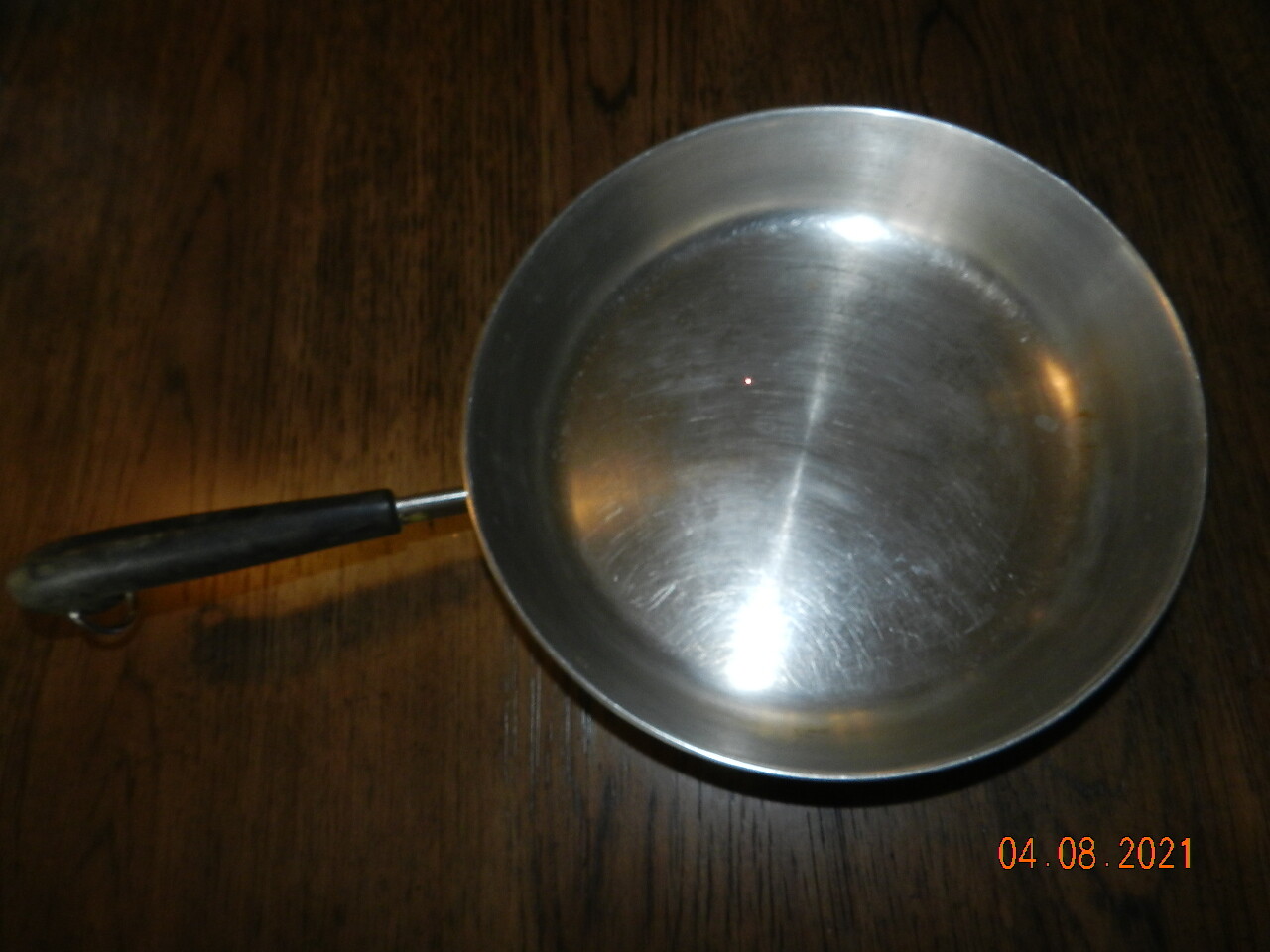 Revere Ware 10 1/4 Inch Frying pan Tri-Ply Disc Bottom 2060 25 CM No Lid Korea
