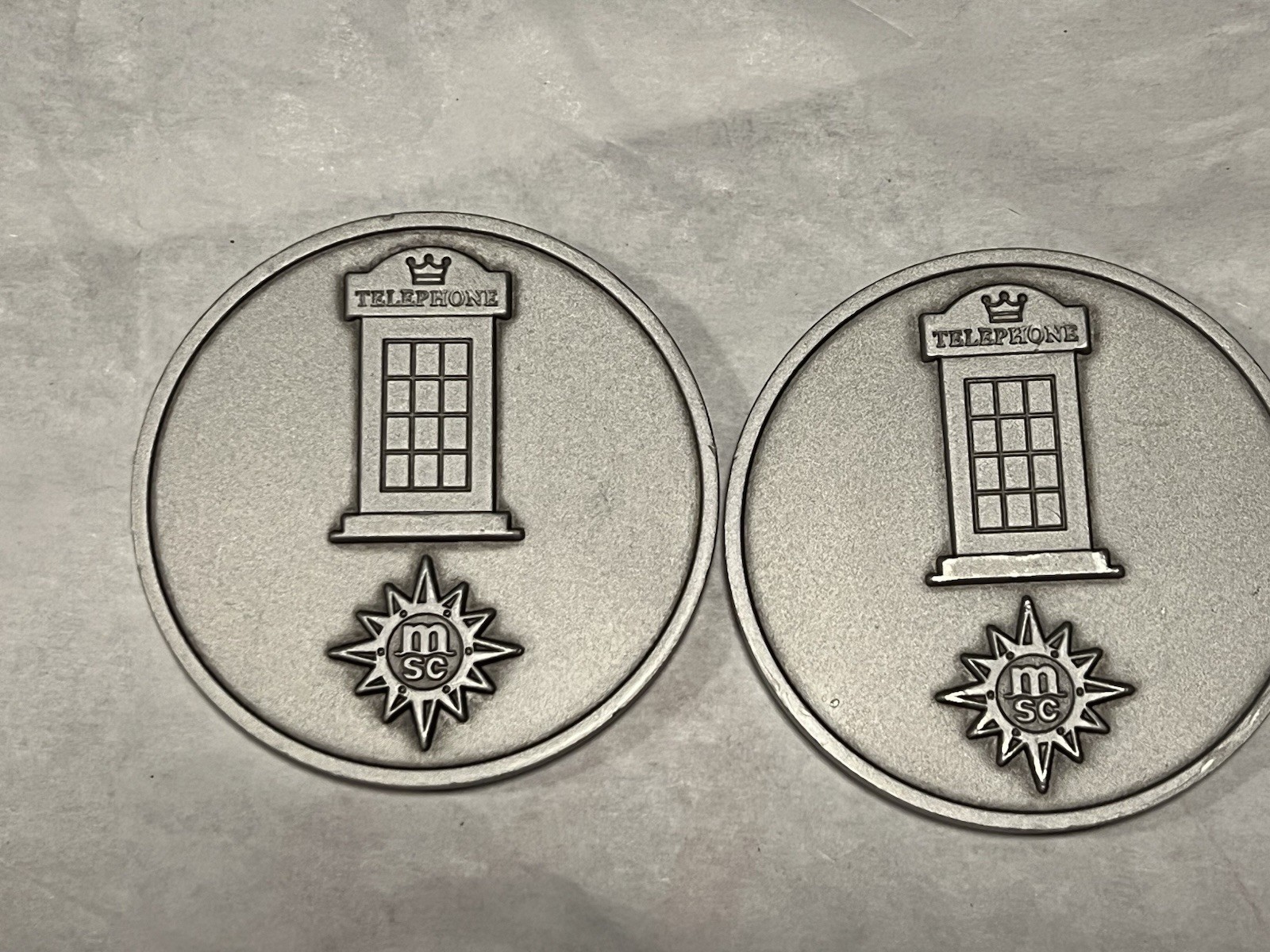 MSC Speakeasy Coins Set of 2