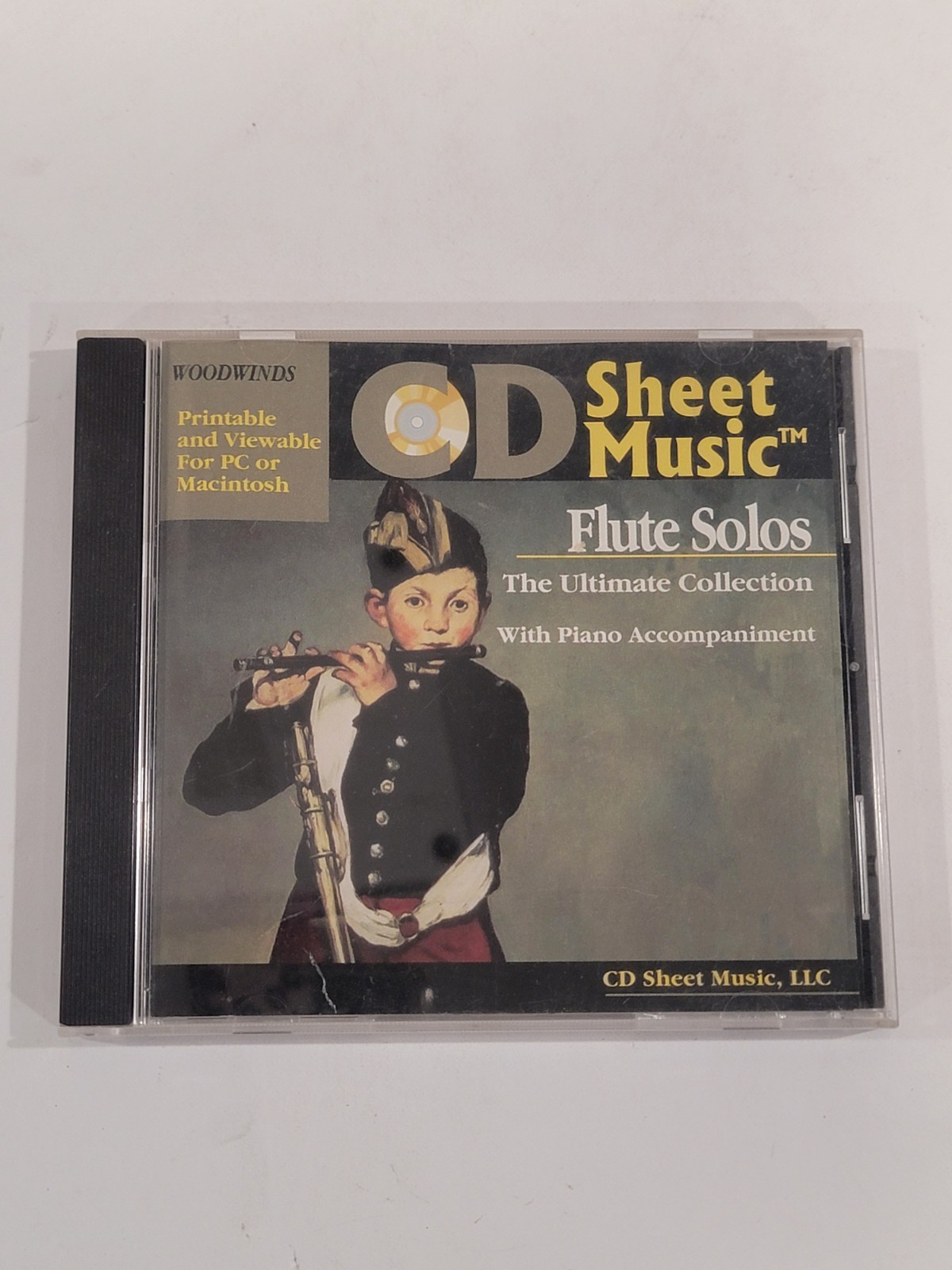 CD Sheet Music Flute Solos The Ultimate Collection Woodwinds PC & Mac CD-ROM