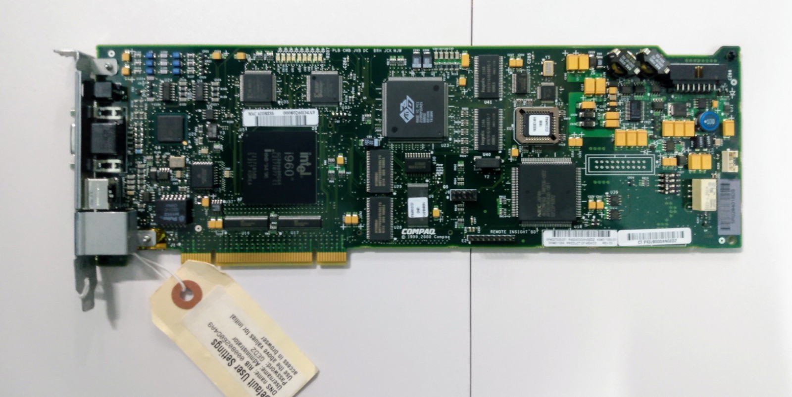 HP Compaq Remote Insight PCI card Lights Out 227925-001