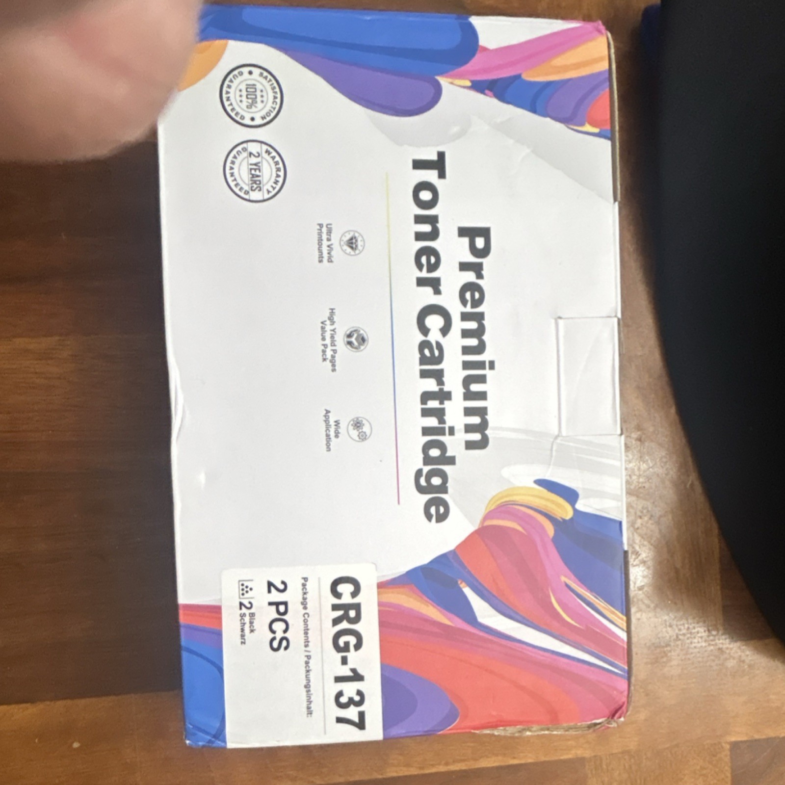 Premium CRG-137 Black Laser Toner Cartridge 2 Pack