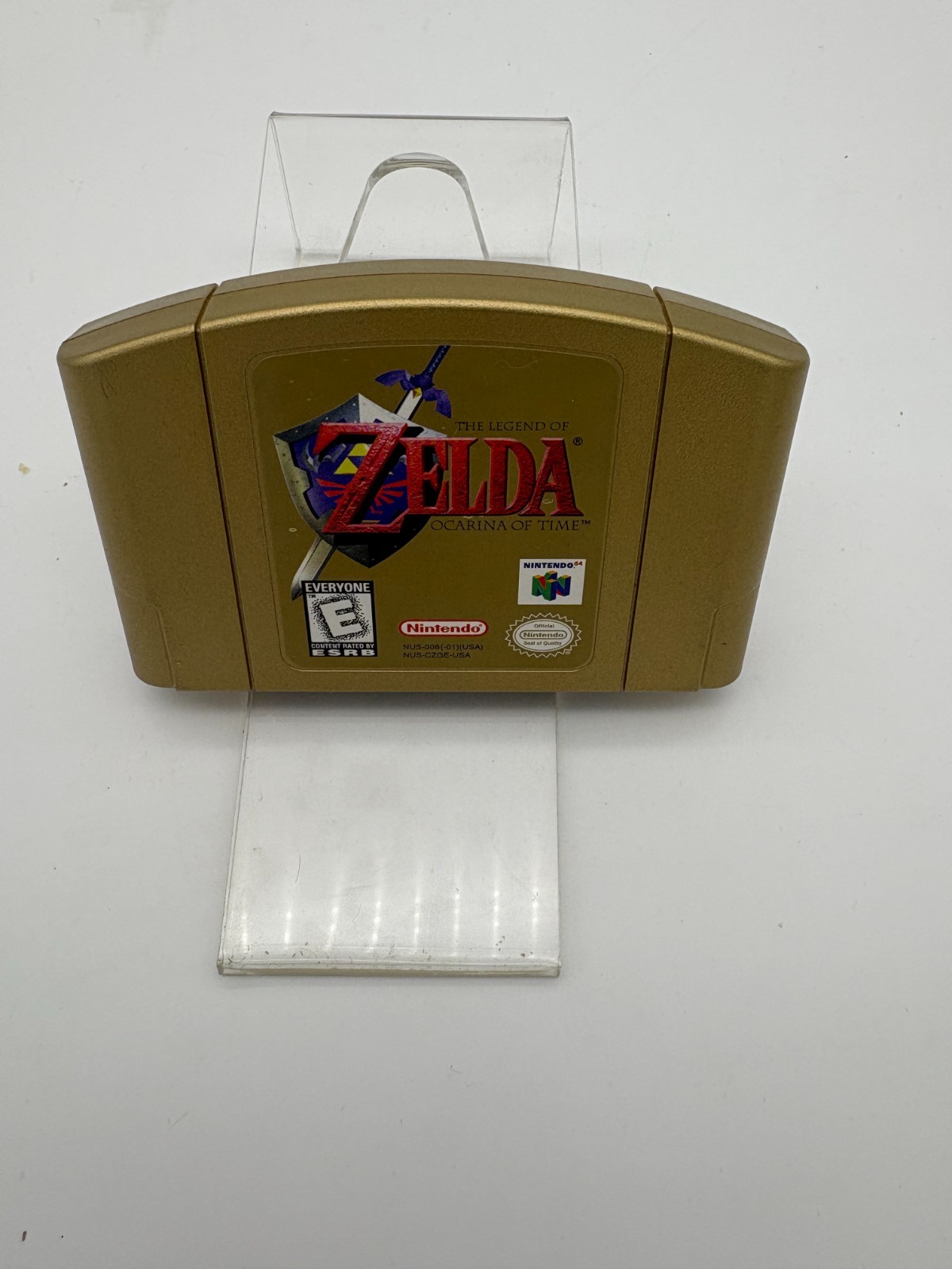 Zelda Ocarina of Time Collector's Edition GOLD Nintendo 64 N64 TESTED Authentic