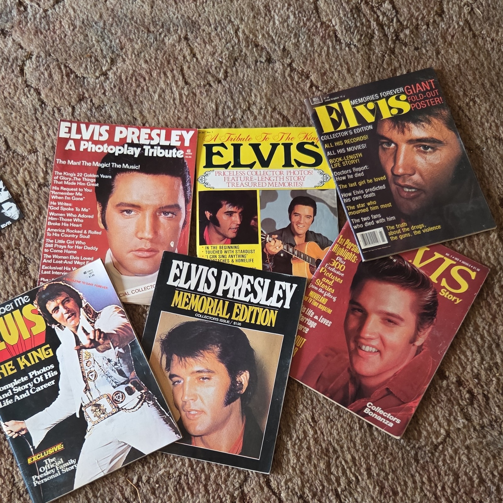 Photoplay Elvis Presley Collector's Edition Illustrated Magazines Lot