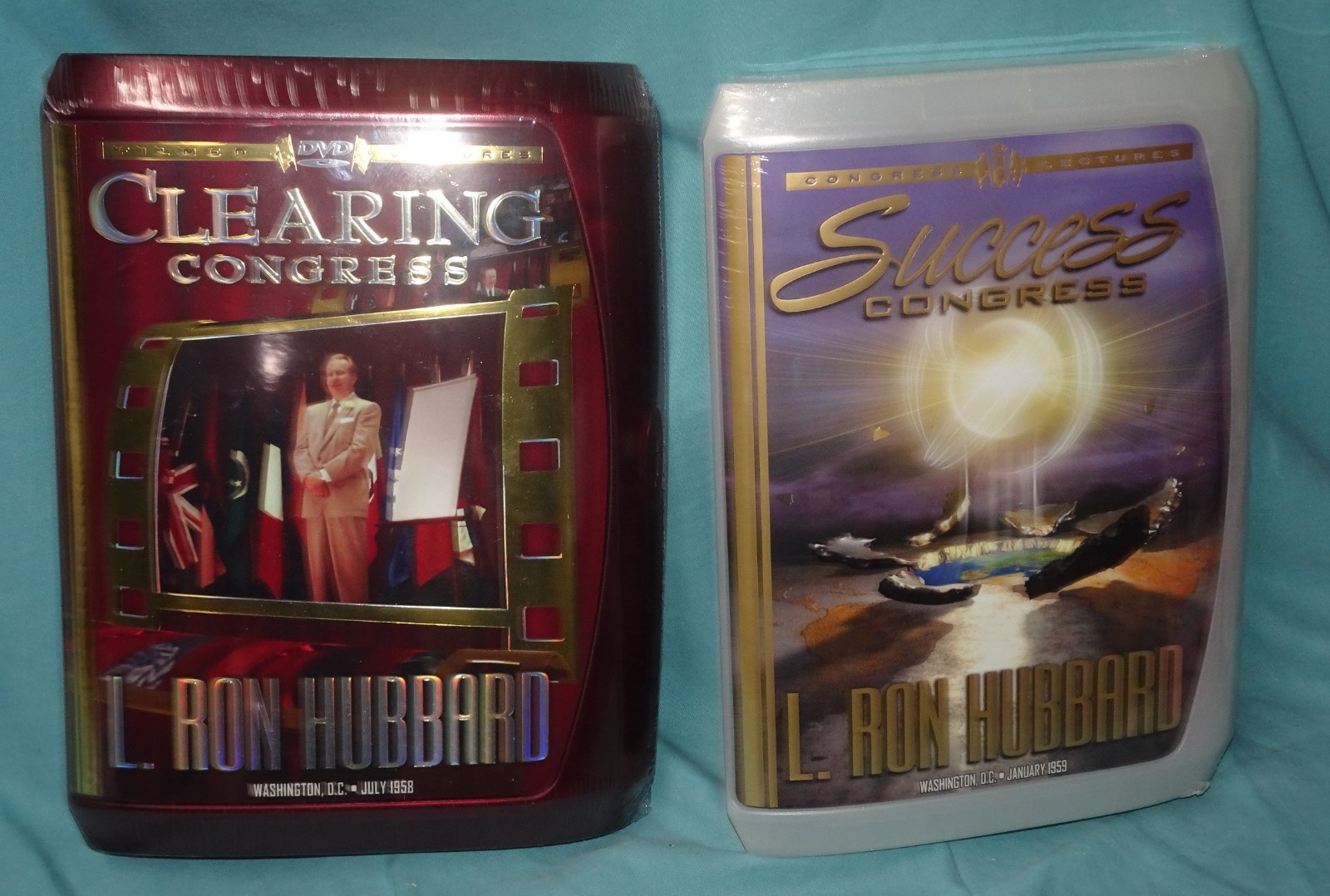 LOT OF 2 new = Clearing & success Congress Lectures by L. Ron Hubbard CD Course