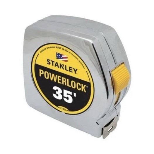 Stanley PowerLock 35' Measuring Tape 33-835 SAE Durable Coating Tru-Zero Hook