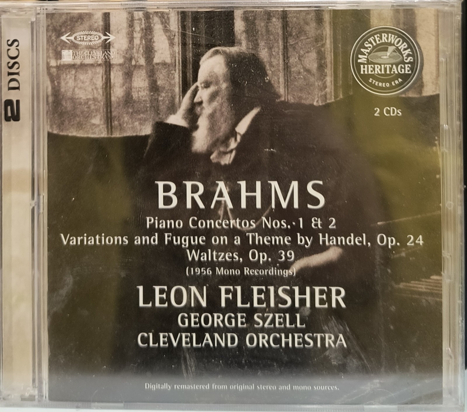 Brahms Piano Concertos 1 &2 Leon Fleisher Cleveland Orchestra CD New Sealed
