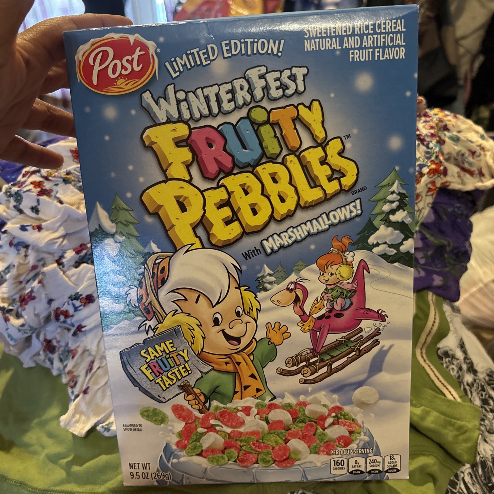 1 Fruity Pebbles Cereal  Limited Edition 