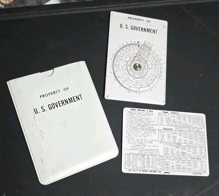 VTG 1968 Sama & Etani 600-ST Concise Science Tables & Circular Slide Rule