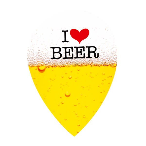 I Love Beer Pear Poly Royal Hard Dart Flight