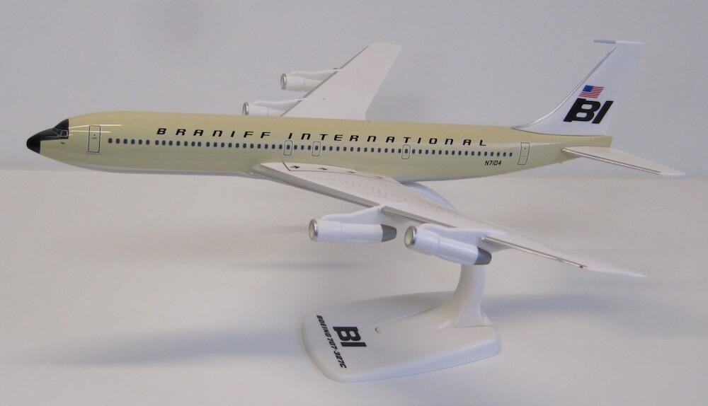 Braniff B707-300 Beige 1:144 Scale PPC Holland PPCBRANIFFB