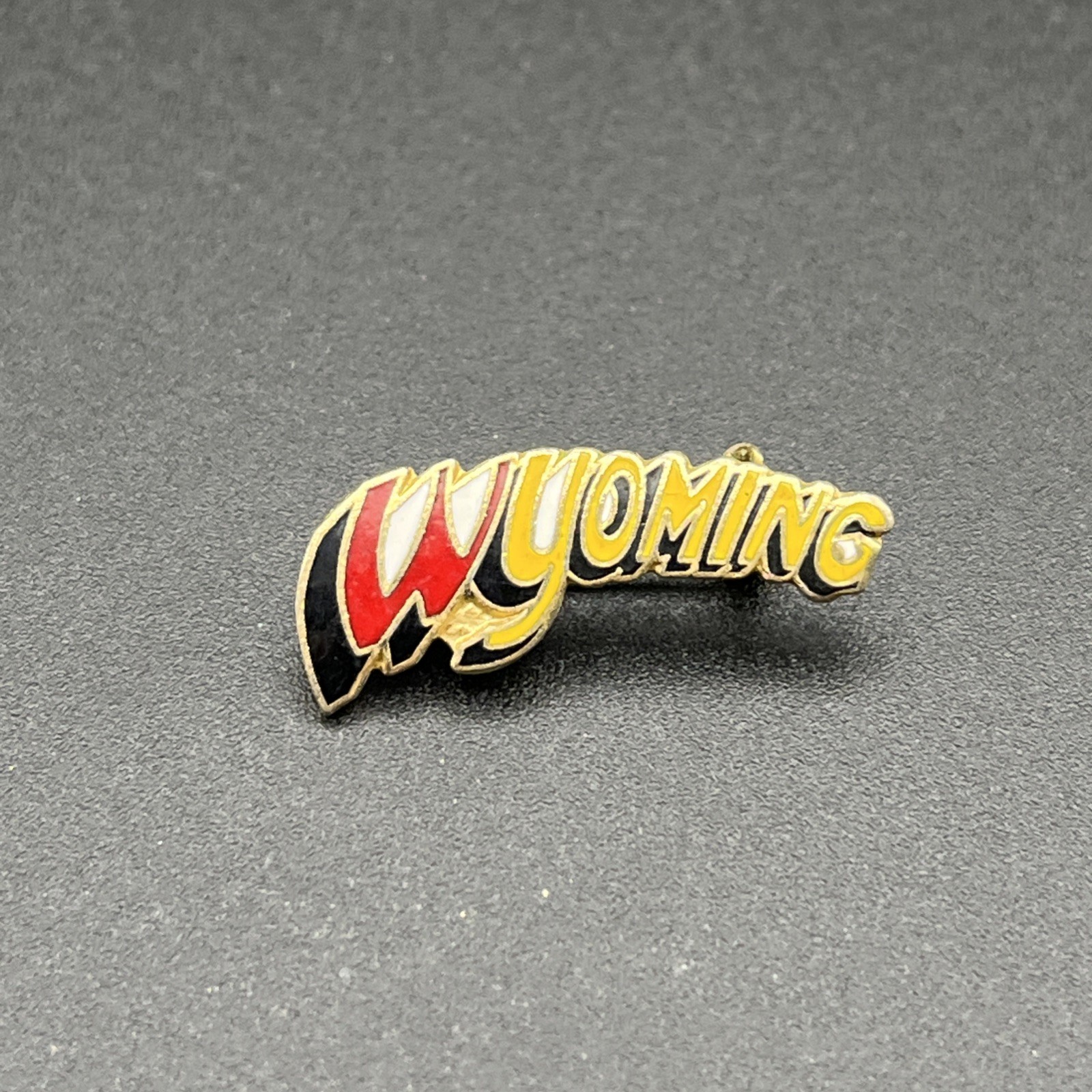 Vintage State Of Wyoming USA Lapel Hat Pin