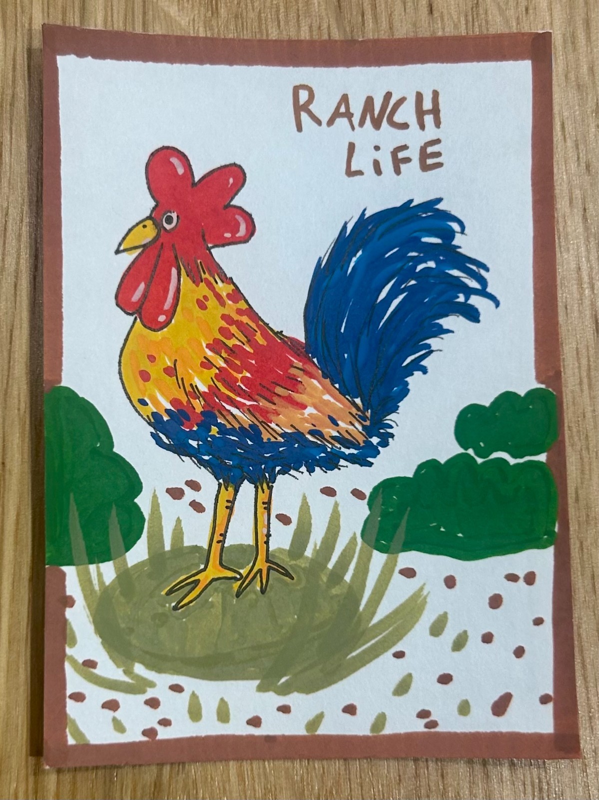 ACEO Original Collectible Mini Art by Sarai Yao OOAK Trading Card Art