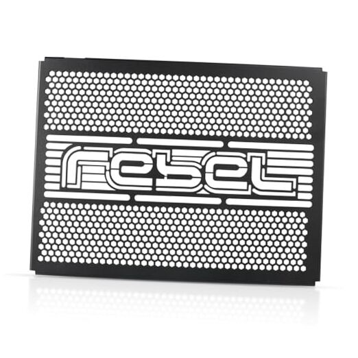 REBEL Motorcycle Radiator Guard Protective Radiator Grille Guard Cover-black