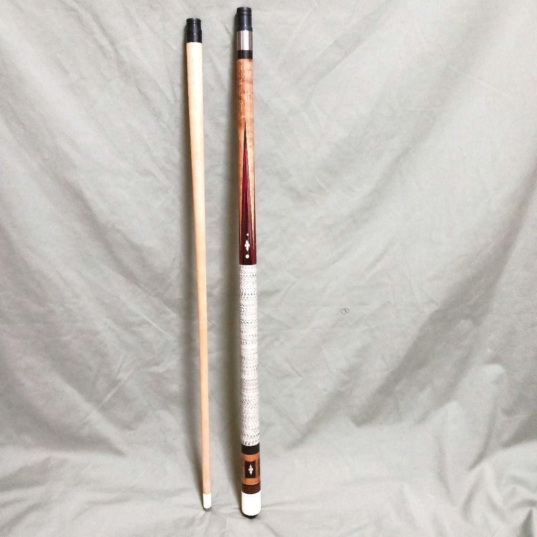 Old Adam Billiard Cue with Hard Case 1B1S Used Free Shipping rr2