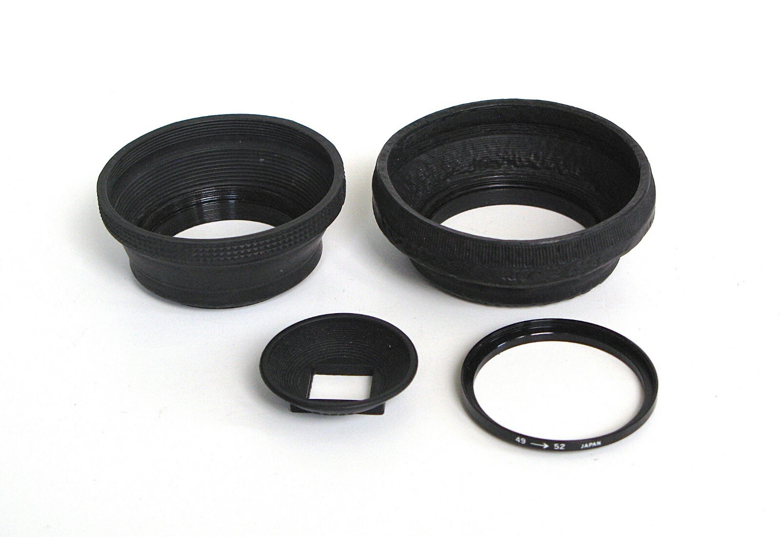 Canon 35mm Camera Eyecup, 49-52 Step-Up Ring, 52mm & 58mm Lens Hoods