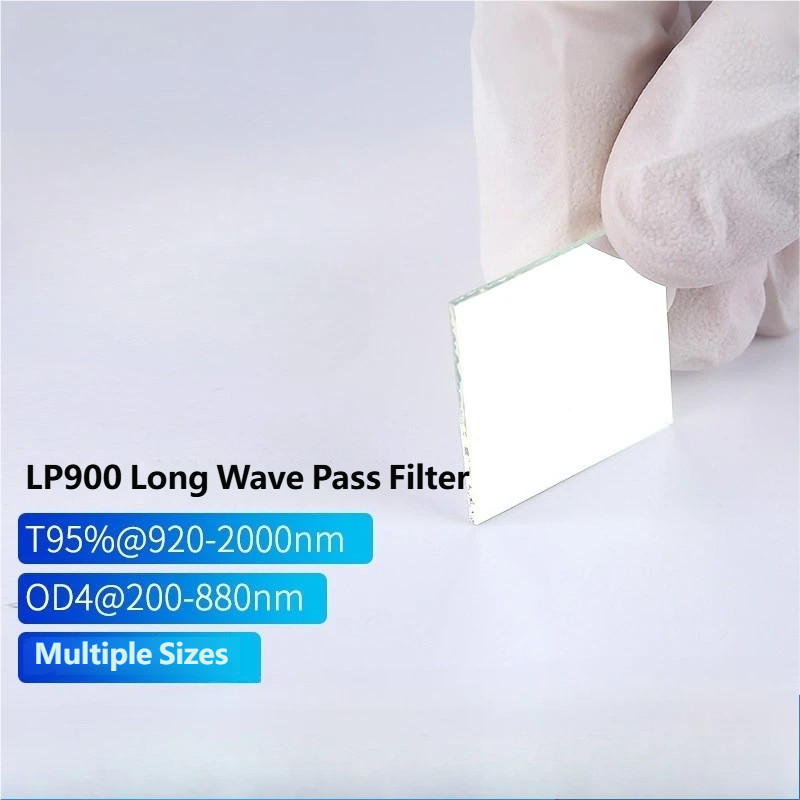 LP900 Coated Long Pass Filter, OD4@200-880nm, T95%@920-2000nm, 0.5/1.1/2mm Thick