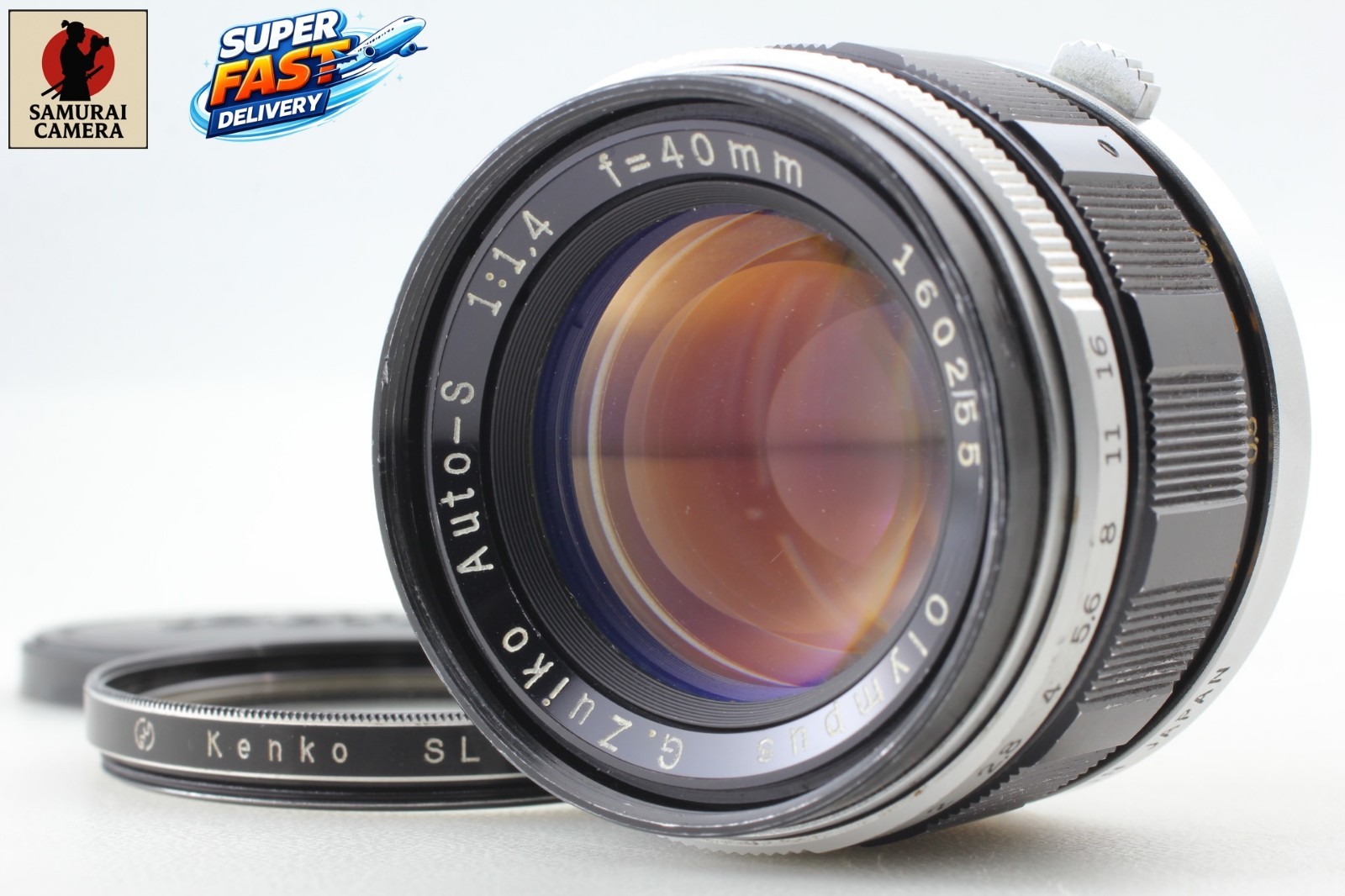 [Near MINT] Olympus G.Zuiko Auto-S 40mm f/1.4 MF Lens for Pen F FT FV From JAPAN