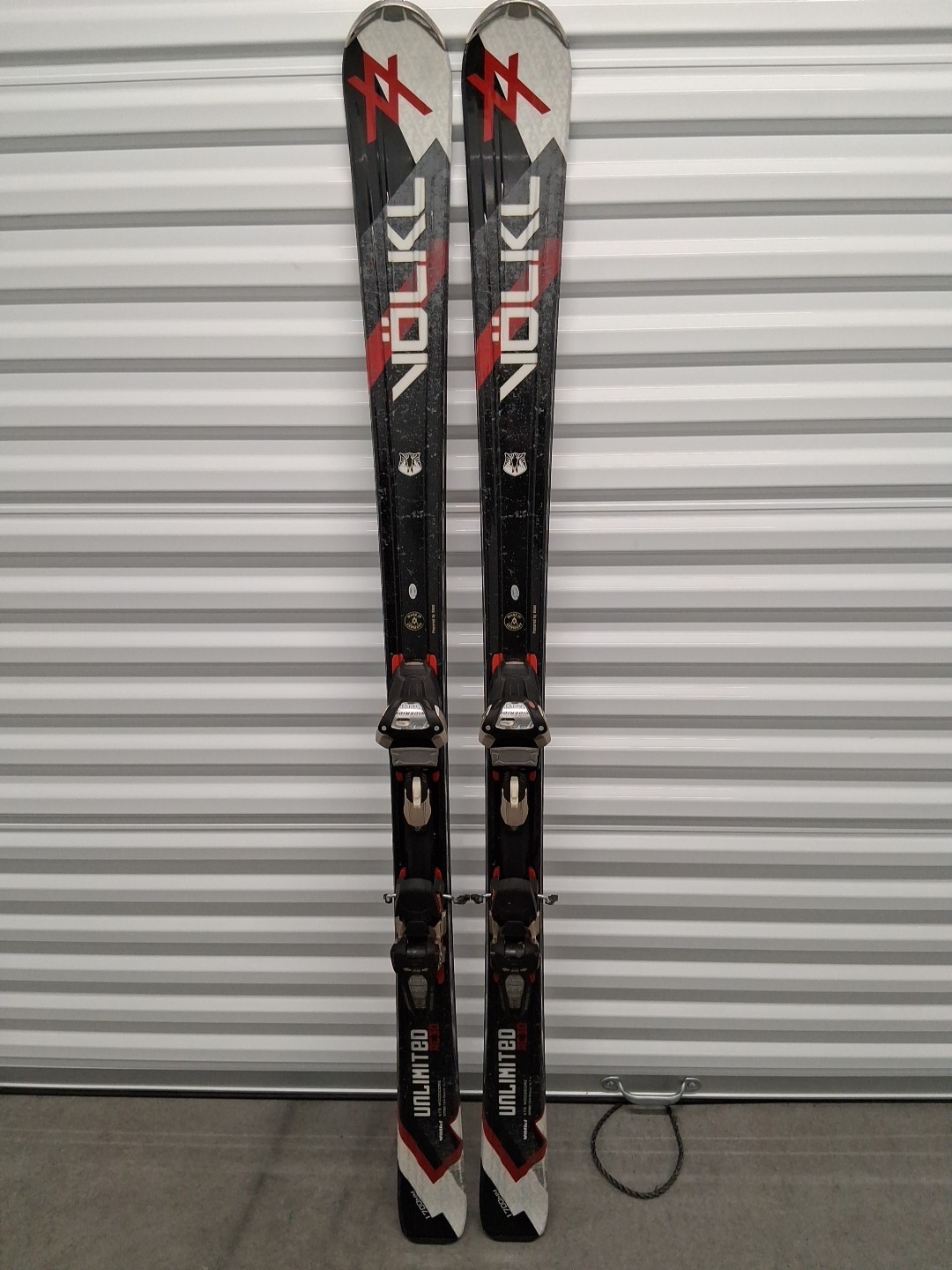 Volkl Unlimited AC30 170 cm Demo Skis Marker Wide Ride Adjustable Bindings NICE!