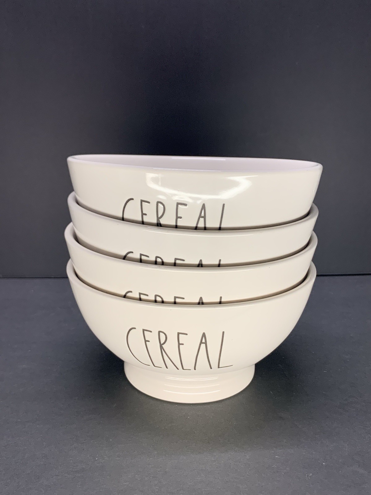*NEW* Rae Dunn CEREAL Bowls set of 4