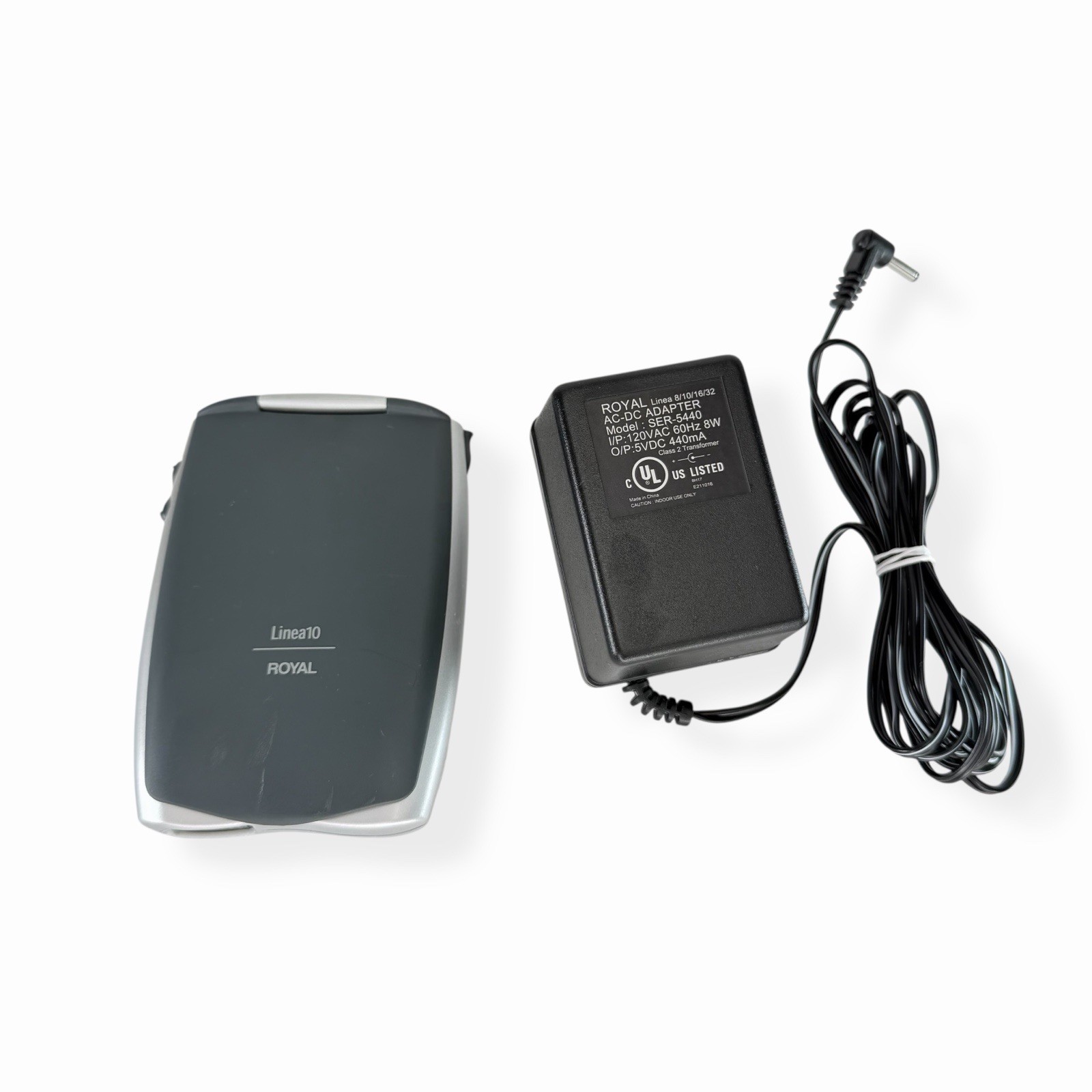 Royal Linea10 Personal Digital Assistant PDA With Cord For Parts Repair Untested