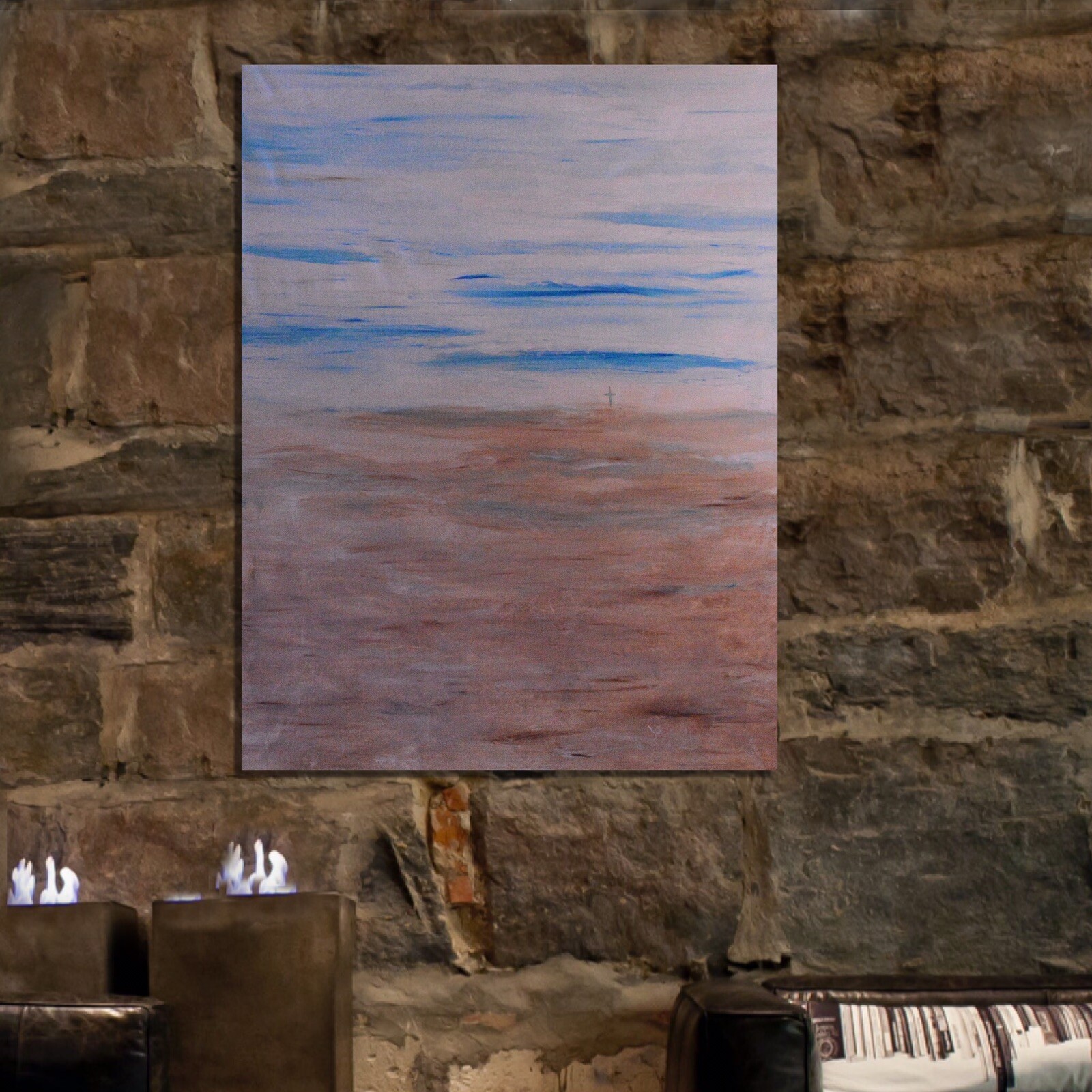 Mark Little original,painting,60”x48”Acrylic,Abstract,48,36,extra Large,Giant,XL