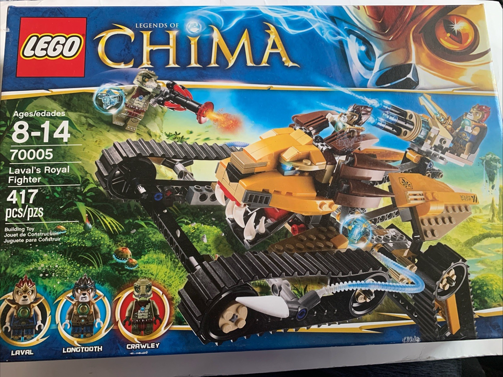 LEGO LEGENDS OF CHIMA: Laval's Royal Fighter (70005) Of23