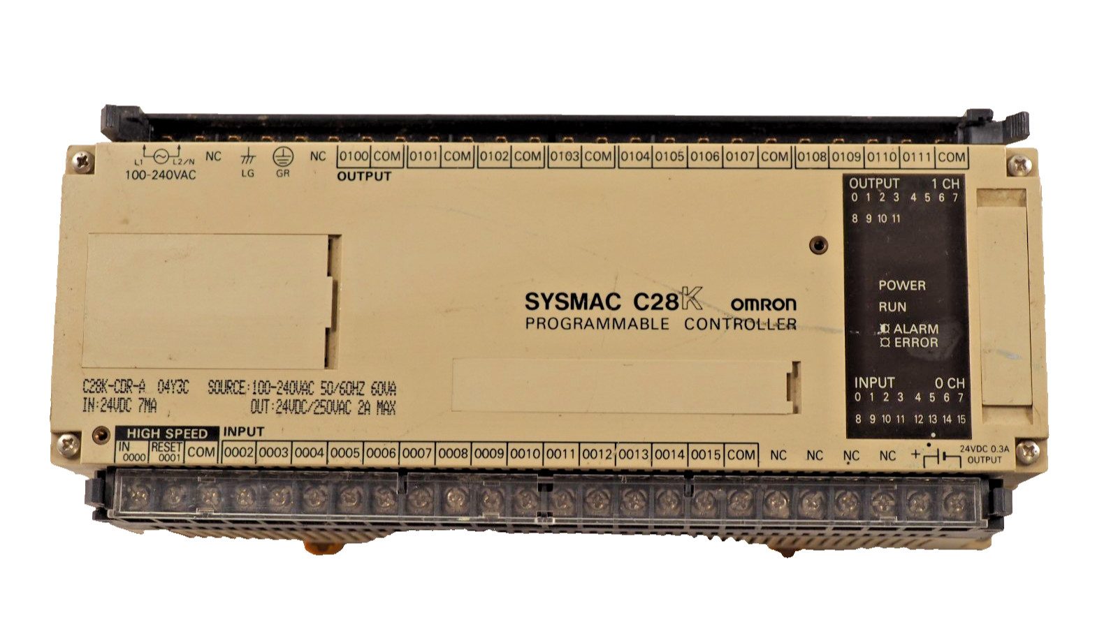 OMRON SYSMAC C28K Programmable Controller C28K-CDR-A