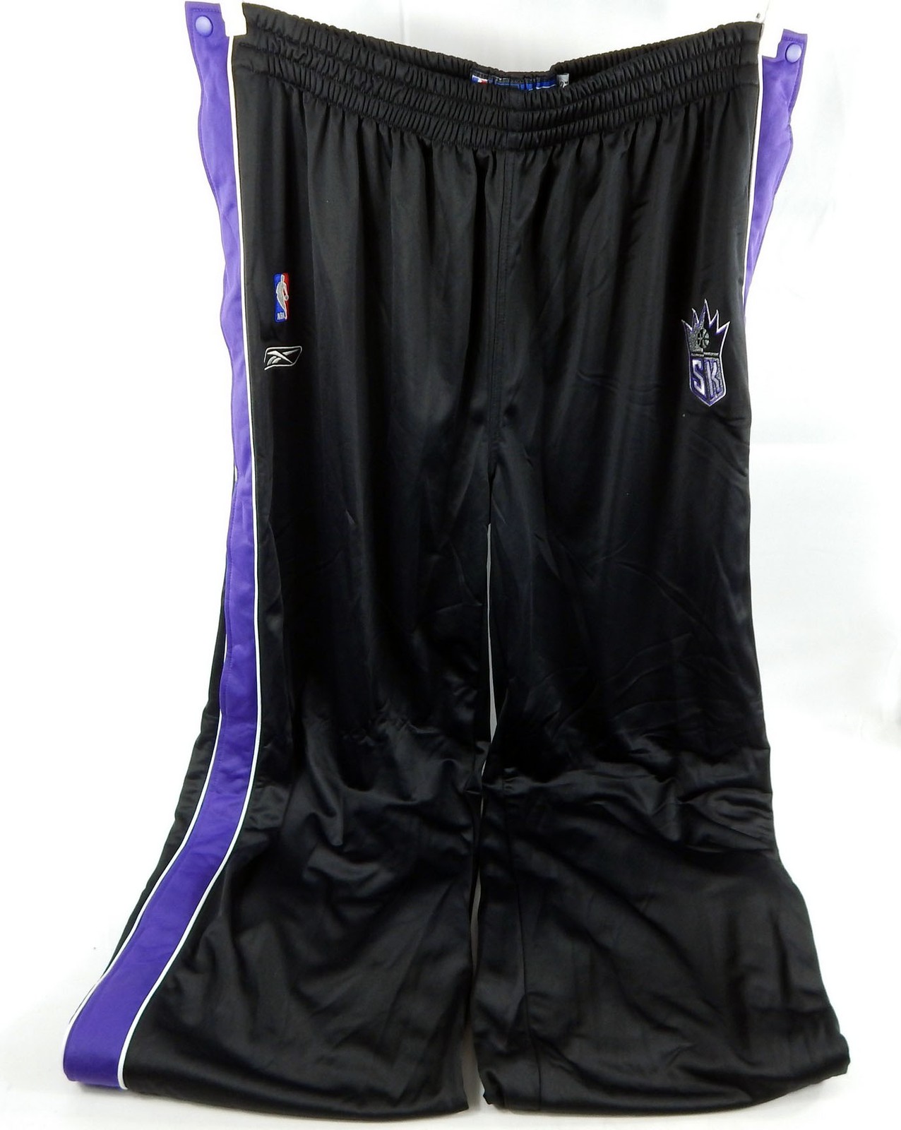 2002-05 Sacramento Kings Chris Webber #4 Game Used Black Warm Up Pants 4XL 520