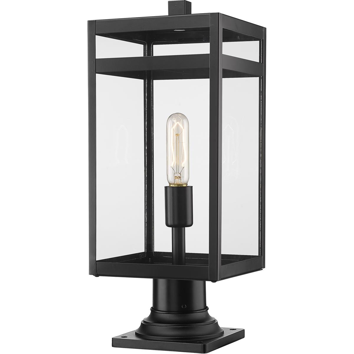 Z-Lite 596PHMR-533PM-BK Nuri Post Light or Accessories Black