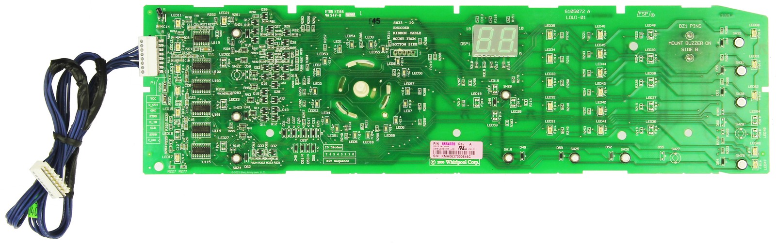 Whirlpool Dryer WP8564375 8564375 Control Board