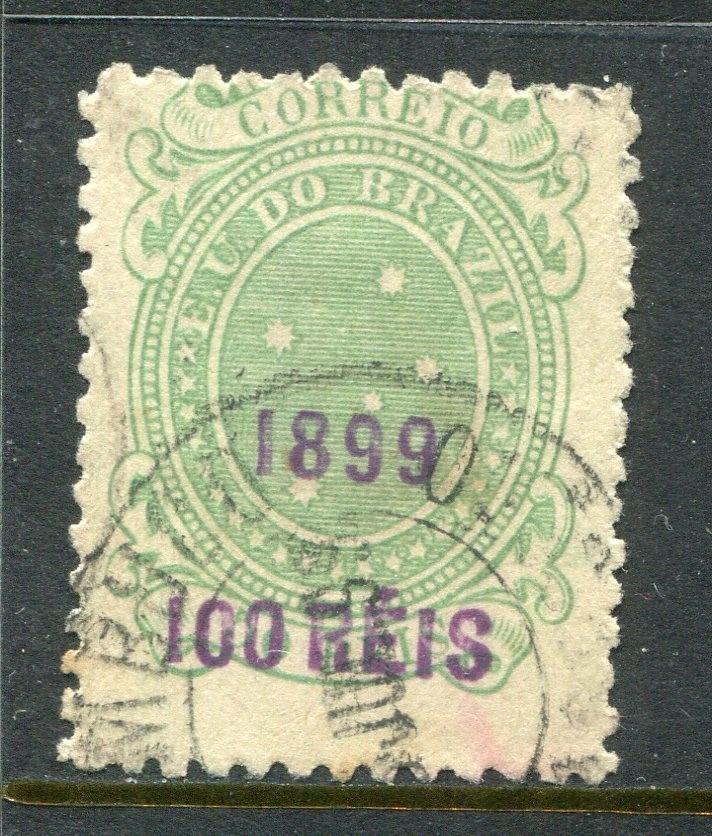 Brazil #152 Stars Surcharge 100 R. [Used]