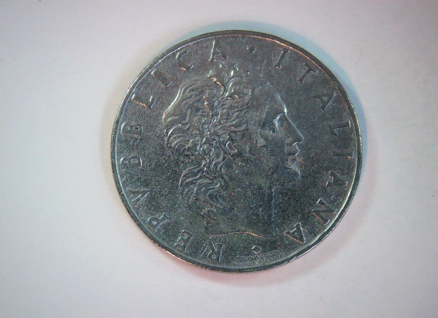 Italy 1956 50 Lire Vulcano (Republic) Coin