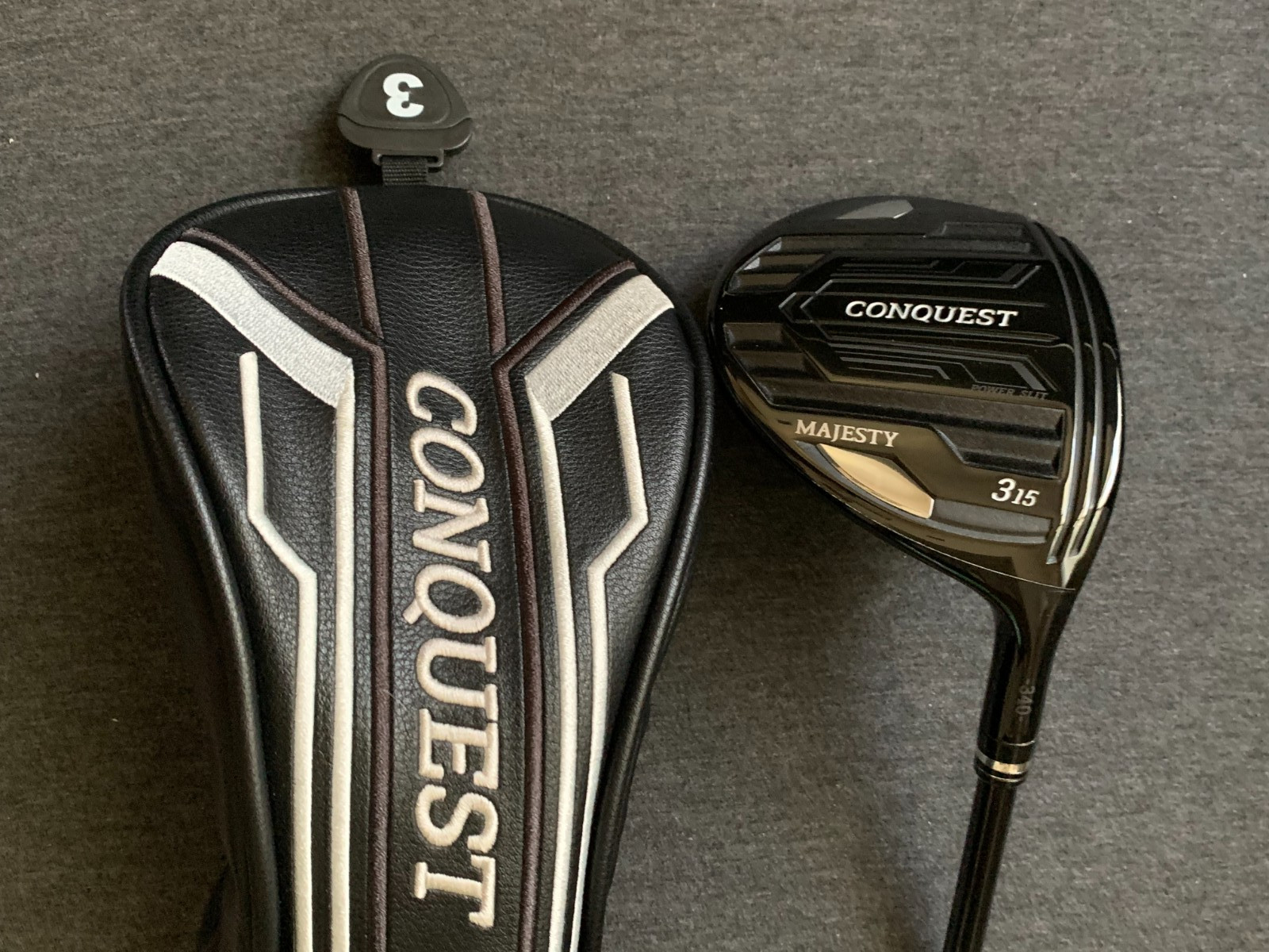 MINT Maruman MAJESTY CONQUEST 15° 3W FW SPEEDER NX HV-340 Regular Flex w/HC M01