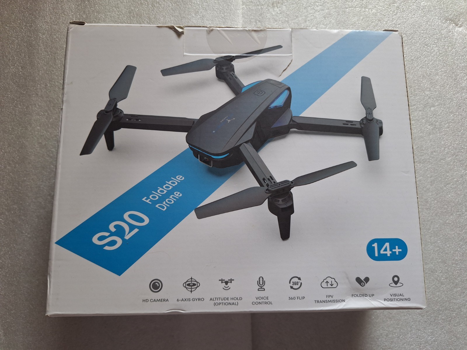 Drone with 1080P Camera for Beginners and Adults, Foldable Remote Control