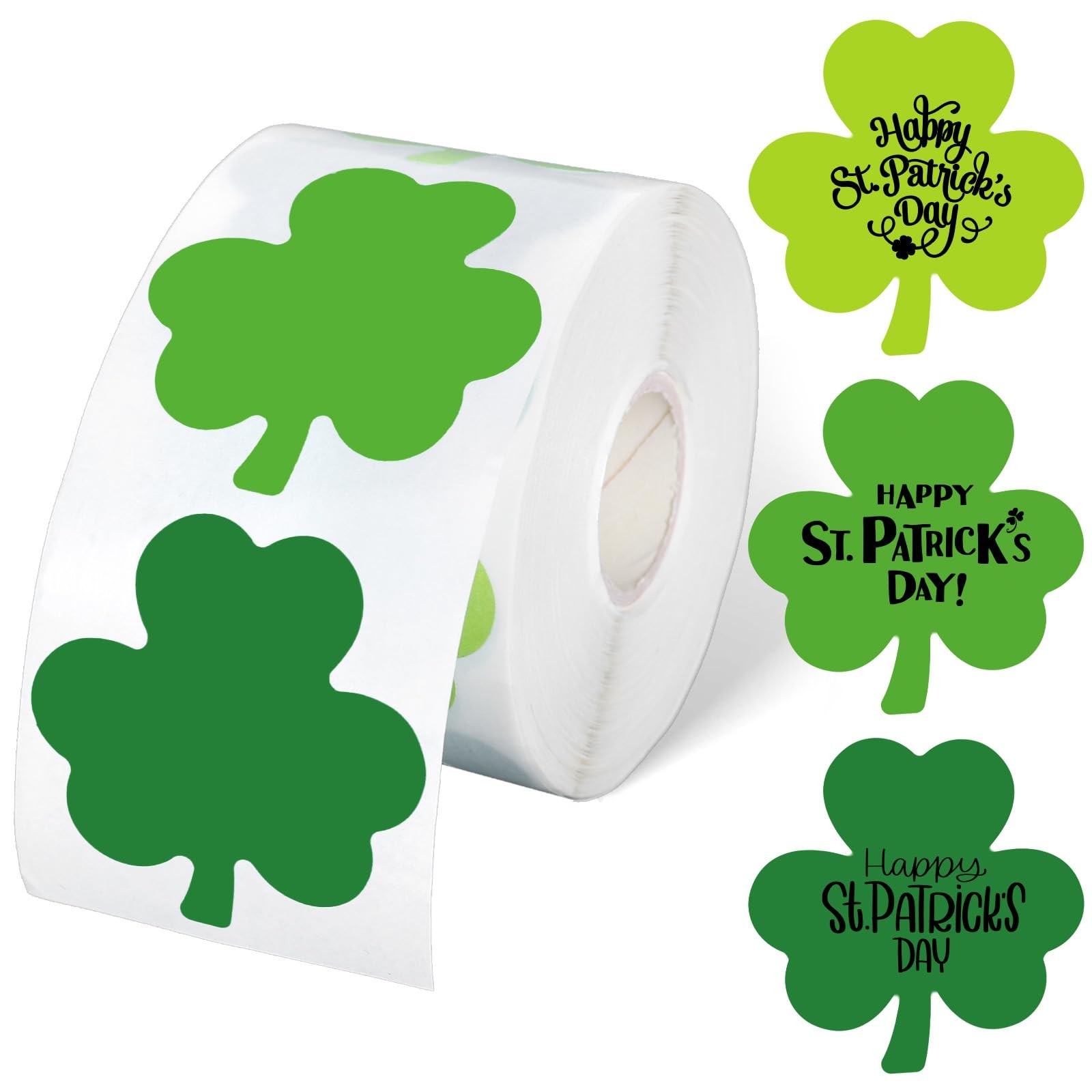 FYSUIMU 600 Pcs 2 Inch St. Patrick's Day Shamrock Direct 2 x 2 inch, Green 