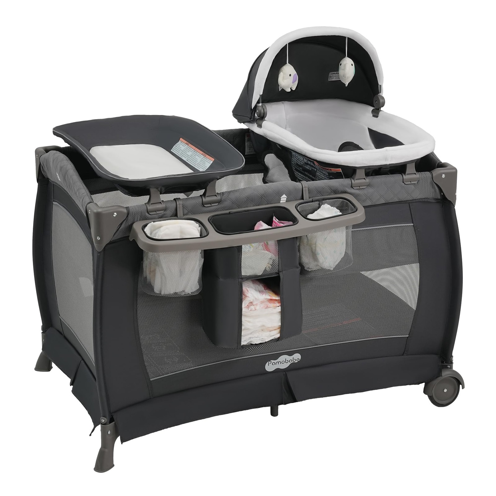 Pack and Play 4 in 1 Playard Portable Playard Foldable Playpen for Baby and T...