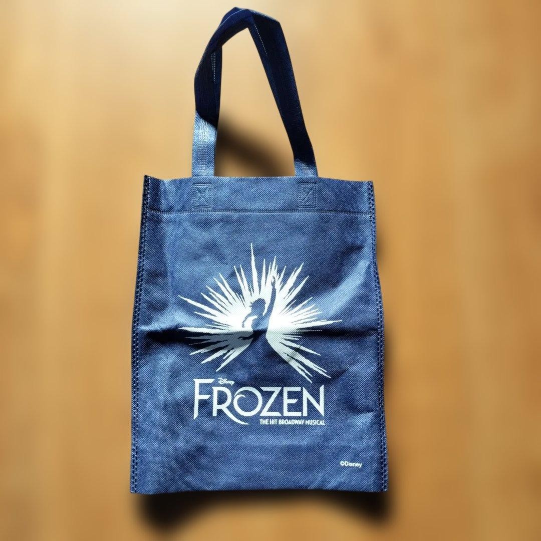Frozen Queen Elsa Non-woven Shopping Bag Navy Theatre Foldable, Used
