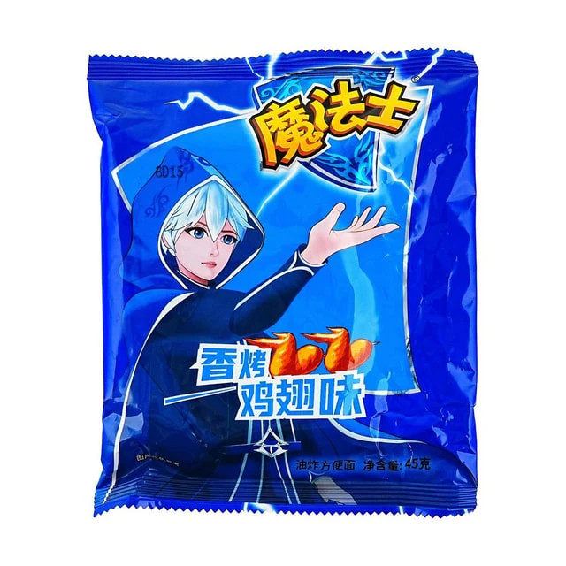 MOFASHI Crispy Noodles Ramen Grilled Chicken Wings Flavor 1.58oz