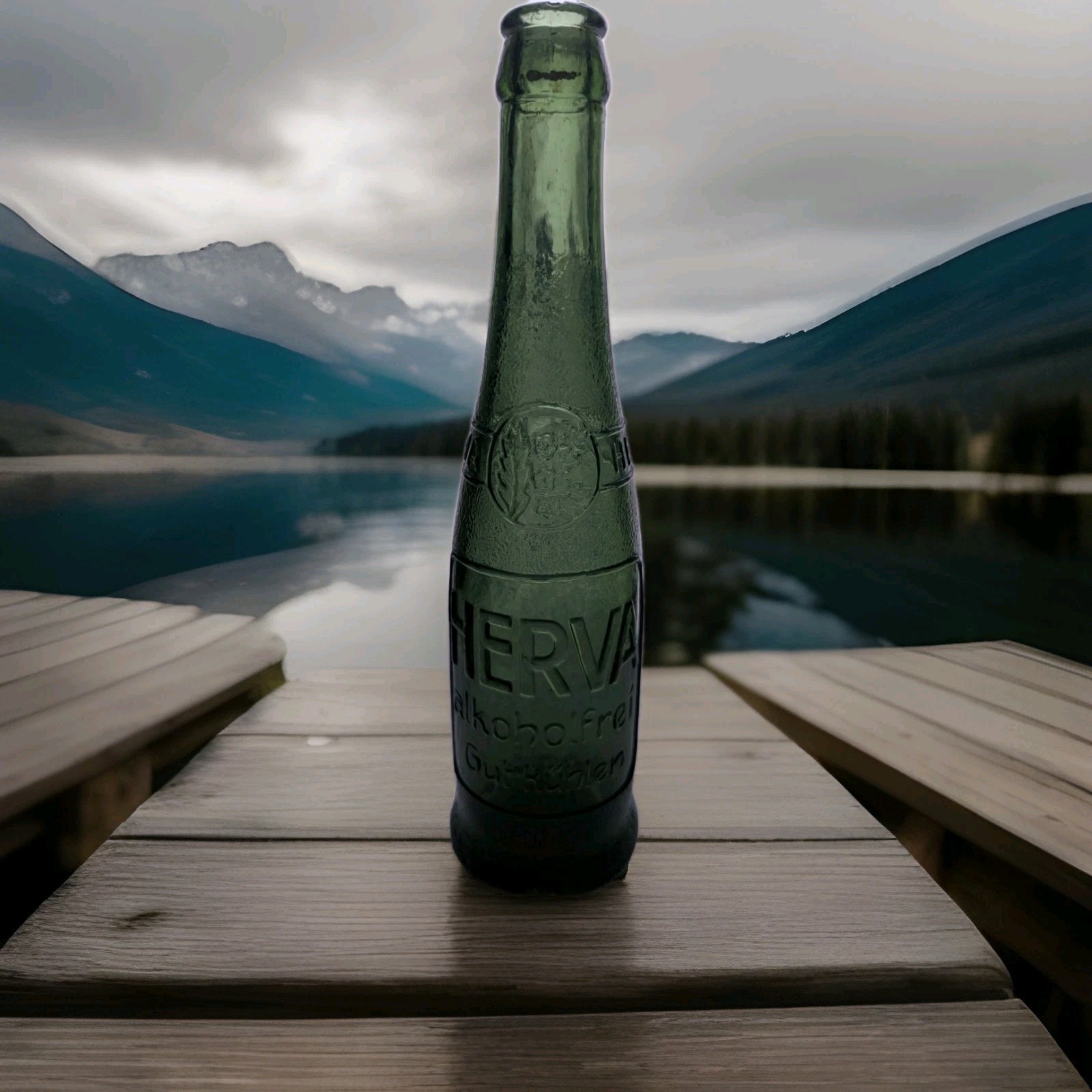 Rare Herva WW2 German Bottle Bottom Disfigured