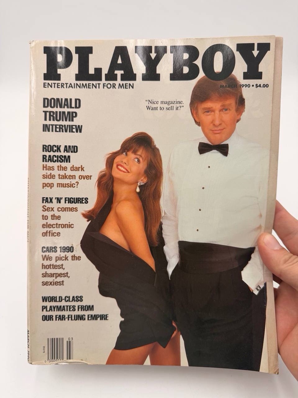 DONALD TRUMP Playboy Magazine RARE ~ March 1990 Vintage