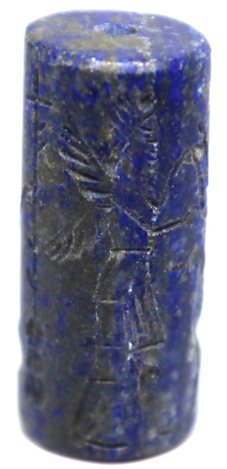 Ancient Near Eastern,Sassanian Lapis Lazuli Intaglio Stone bead