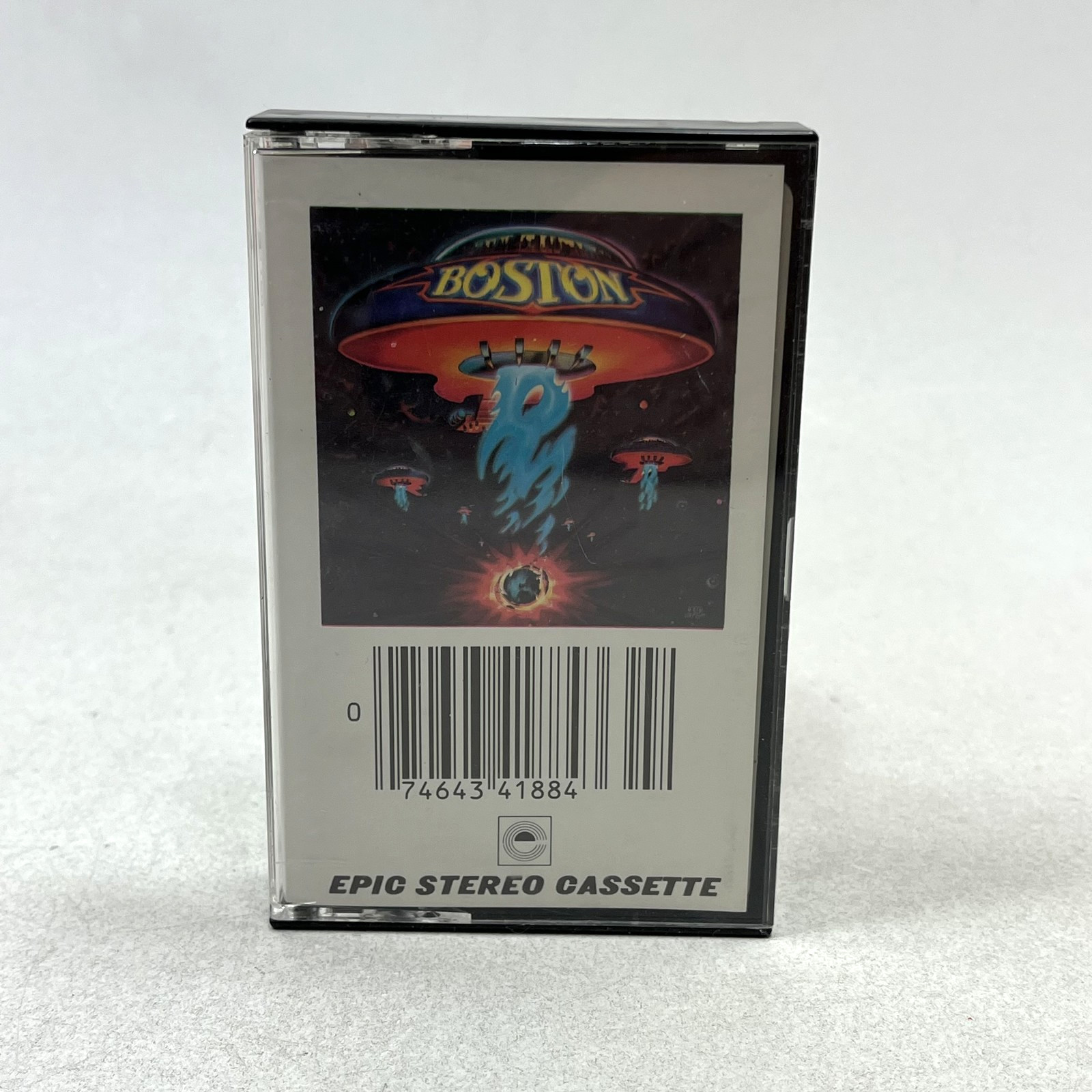 Boston Cassette Boston 1976 Epic Classic Rock Album Stereo Black