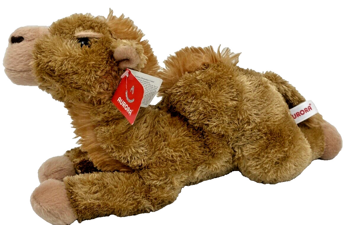 Camel Plush Sahara by Aurora Arabian Dromedary Camel Tan 12" Long