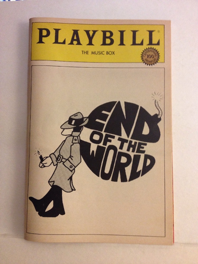 End Of The World at The Music Box Playbill May 1984! Great Condition!