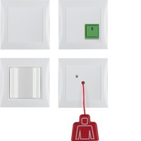 Berker 52008989 BER Emergency Call Set Complete S.1 Polar White Gloss