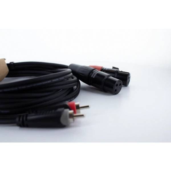 Cordial 14851 XLR Connection Cable EU 1 FC [2x XLR Socket 3-Pin - 2x Plug