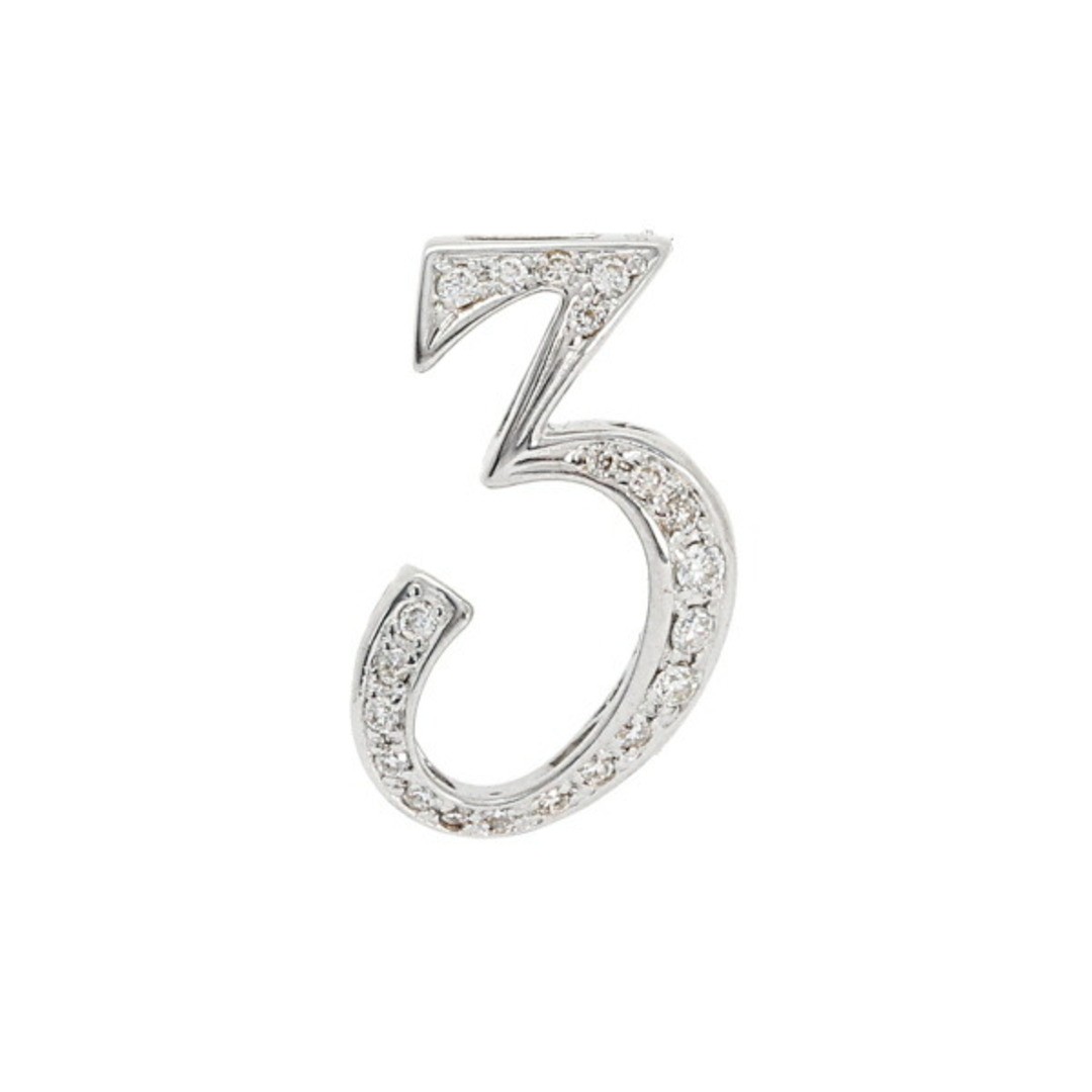 Yukiza Kinomble Number Pendant Top 3S Size Genuine Y.NOMBRE.12.9.3.S Used YUKI-0