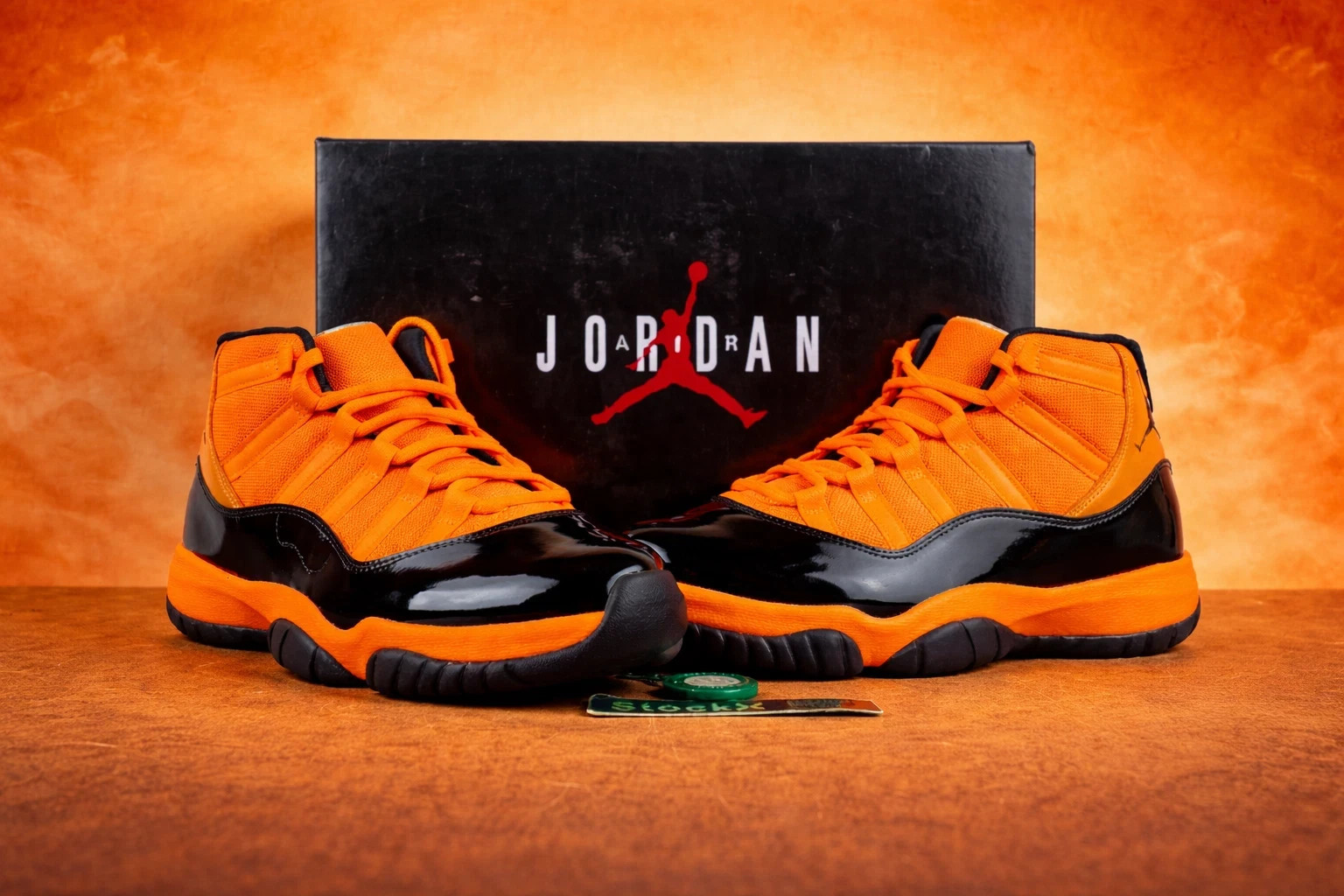 Jordan 11 Retro Black Orange CT8012-800 Size US 7-12 - Men's